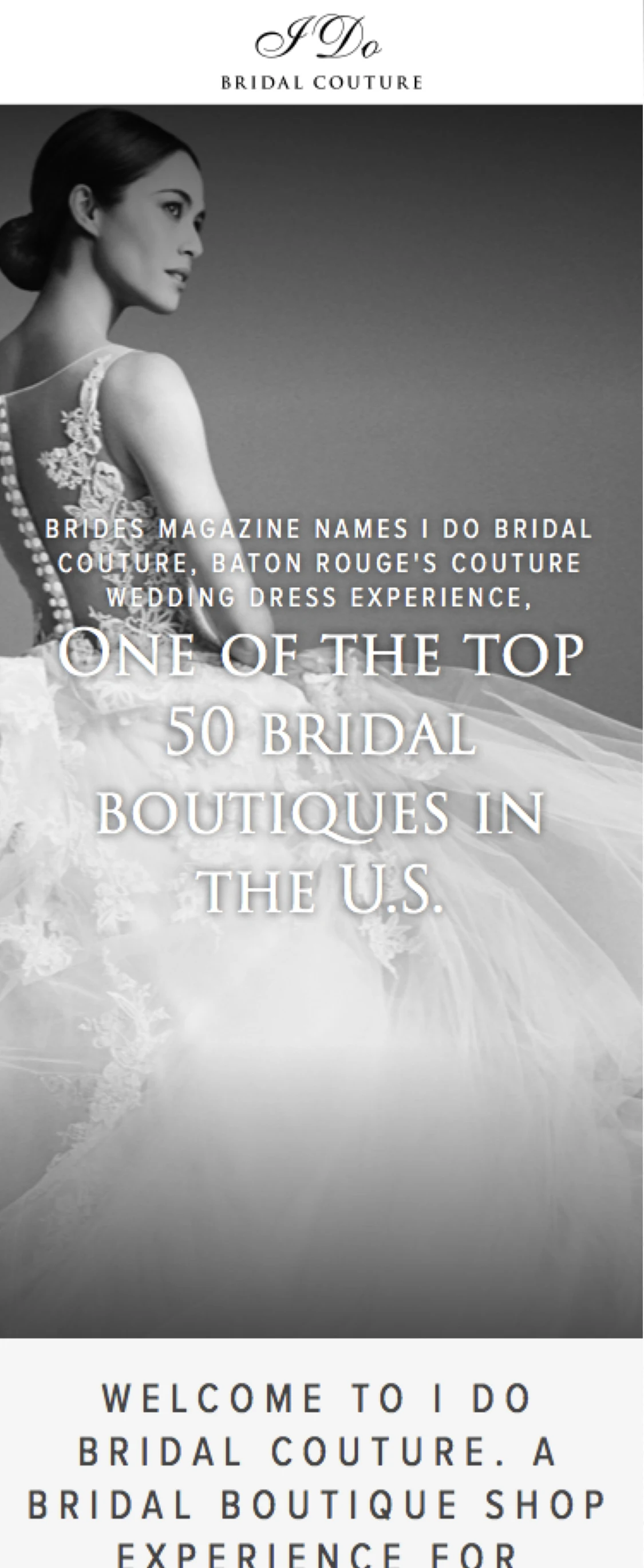 I Do Homepage Mobile — mobile view